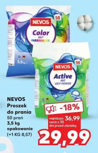 Kaufland Proszek do prania nevos oferta