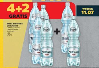 Netto Woda mineralna cisowianka oferta