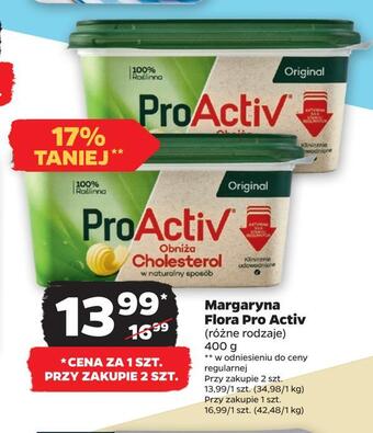 Netto Margaryna flora pro activ oferta