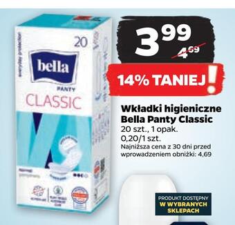 Netto Wkładki higieniczne bella panty classic oferta