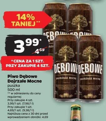 Netto Piwo dębowe dojrzałe mocne oferta