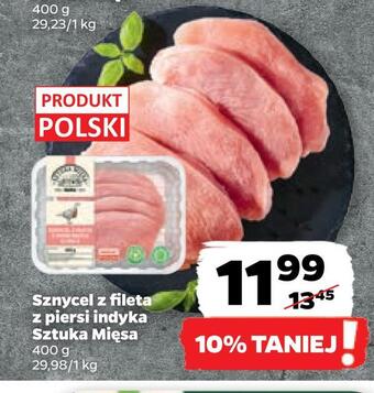 Netto Sznycel z fileta z piersi indyka sztuka mięsa oferta