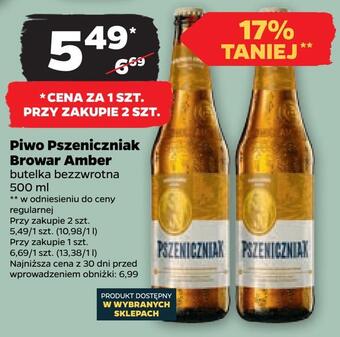 Netto Piwo pszeniczniak browar amber oferta