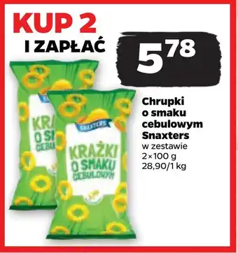 Netto Chrupki o smaku cebulowym snaxters oferta