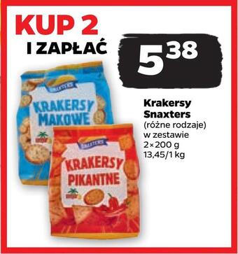Netto Krakersy snaxters oferta