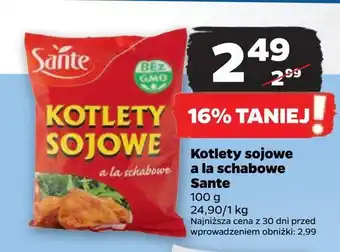 Netto Kotlety sojowe a la schabowe sante oferta