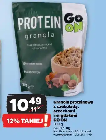 Netto Granola proteinowa z czekoladą, orzechami i migdałami go on oferta