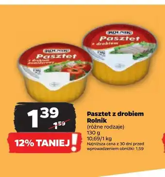 Netto Pasztet z drobiem rolnik oferta