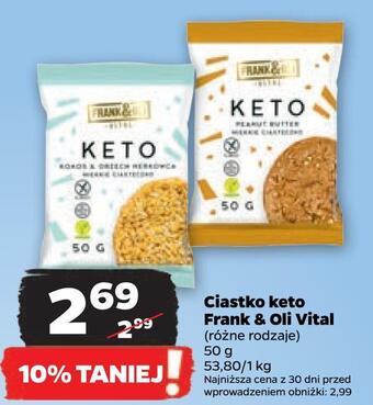 Netto Ciastko keto frank & oli vital oferta