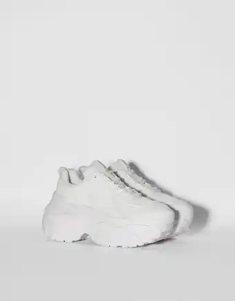 Buty sportowe z kontrastową siateczką i podeszwami xl