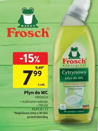 Intermarche Płyn do wc cytrynowy frosch oferta
