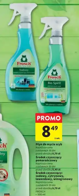 Intermarche Płyn do czyszczenia kabin prysznicowych winogronowy frosch oferta