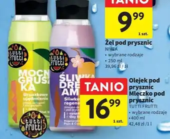Intermarche Żel pod prysznic nawilżający koktajl śliwka i rabarbar farmona tutti frutti oferta