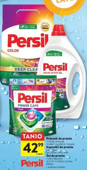 Intermarche Kapsułki do prania deep clean universal persil power caps oferta