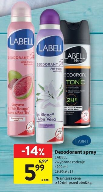 Intermarche Dezodorant tonic labell oferta