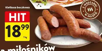 Intermarche Kiełbasa boczkowa intermarche z własnej wędzarni oferta