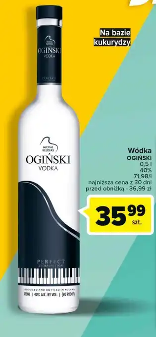 Carrefour Wódka ogiński vodka oferta