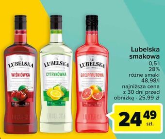 Carrefour Wódka lubelska grejpfrutowa oferta