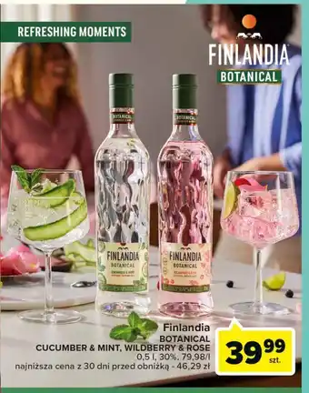 Carrefour Wódka finlandia botanical wildberry & rose oferta