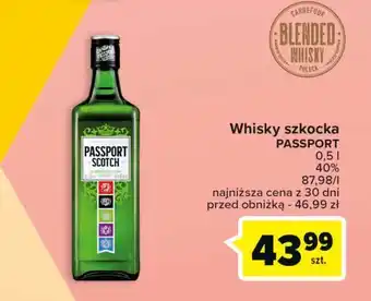 Carrefour Whisky passport scotch oferta