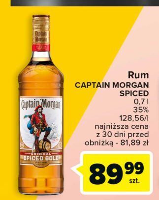 Carrefour Rum captain morgan spiced gold oferta