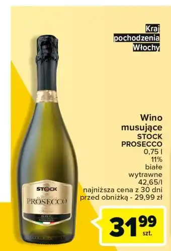 Carrefour Wino stock prosecco oferta