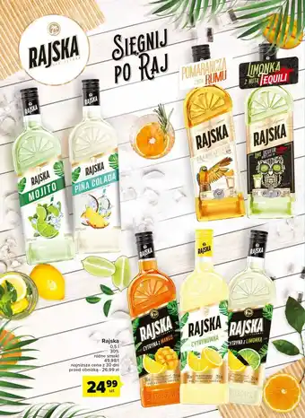 Carrefour Wódka cytrusówka rajska cytryna z mango oferta
