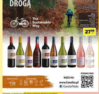 Carrefour Wino cono sur bicicleta sauvignon blanc oferta