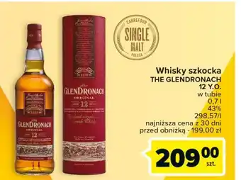Carrefour Whisky tuba glendronach 12 yo oferta