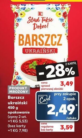 Kaufland Barszcz ukraiński k-classic stąd takie dobre! oferta