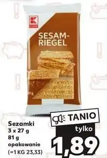 Kaufland Sezamki k-classic oferta