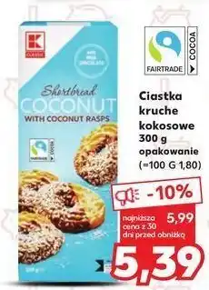 Kaufland Ciastka maślane kokosowe k-classic oferta