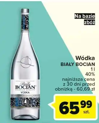 Carrefour Wódka biały bocian vodka oferta