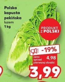 Kaufland Kapusta pekińska oferta