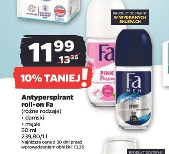 Netto Dezodorant sporty fresh fa men sport oferta