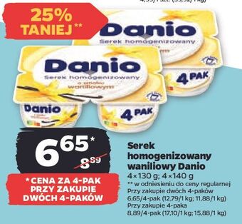Netto Serek wanilia danone danio oferta