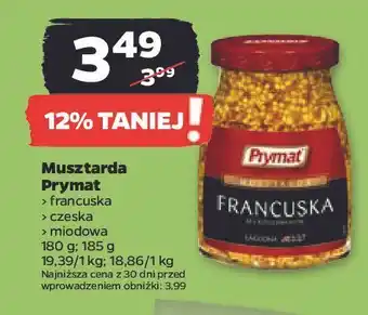 Netto Musztarda czeska prymat oferta