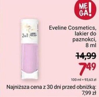 Rossmann Eveline Cosmetics, lakier do paznokci, 8 ml oferta