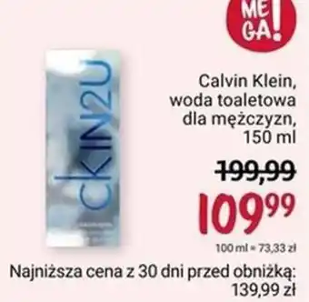 Rossmann Calvin Klein, woda toaletowa dla mężczyzn, 150 ml oferta