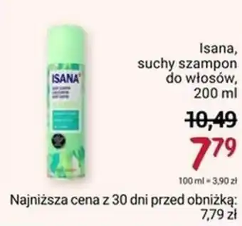 Rossmann Isana, suchy szampon do włosów, 200ml oferta