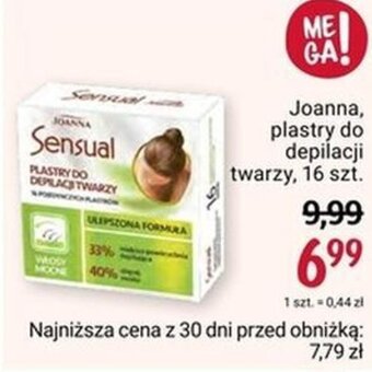 Rossmann Joanna, plastry do depilacji twarzy, 16 szt. oferta