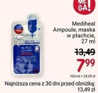 Rossmann Mediheal Ampoule, maska w płachcie, 27 ml oferta