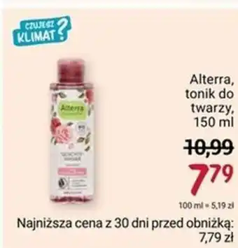 Alterra, tonik do twarzy, 150ml