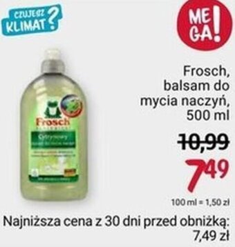 Rossmann Frosch, balsam do mycia naczyń, 500 ml oferta