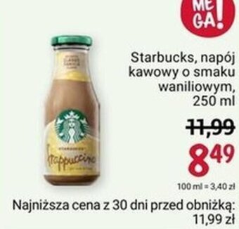 Rossmann Starbucks, napój kawowy o smaku waniliowym, 250 ml oferta