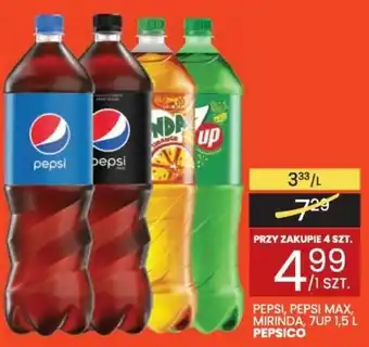 Wafelek PEPSI, PEPSI MAX, MIRINDA, 7UP 1,5 L oferta