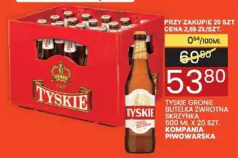 Wafelek TYSKIE GRONIE BUTELKA 500 ml x 20 oferta