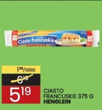 Wafelek CIASTO FRANCUSKIE 375 G oferta