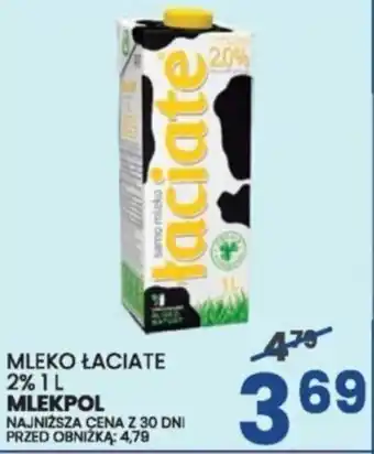 Wafelek MLEKO ŁACIATE 2% 1 L oferta