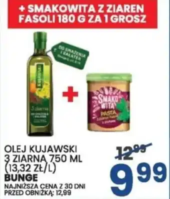 Wafelek OLEJ KUJAWSKI 3 ZIARNA 750 ML oferta
